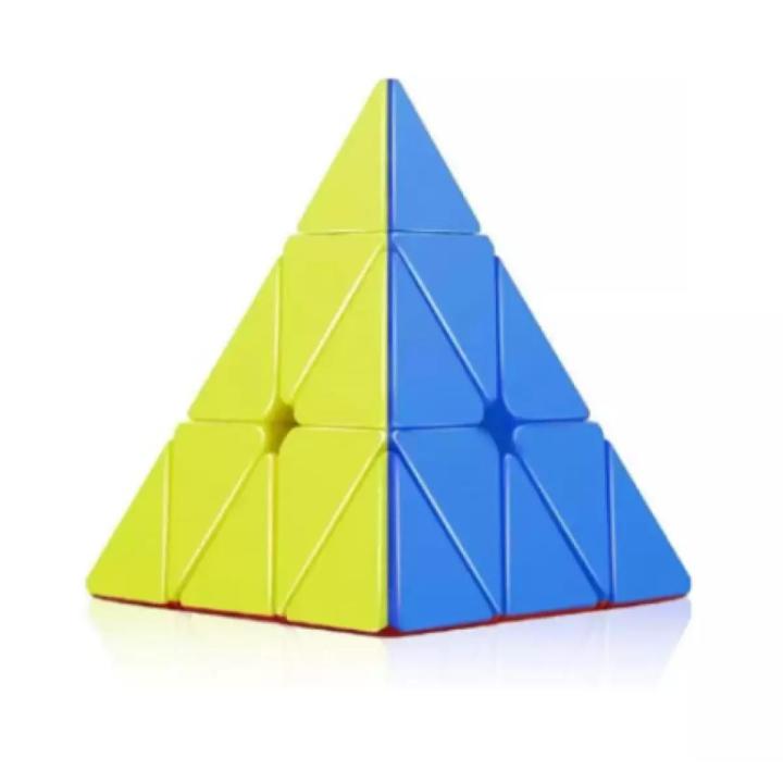 Rubik's Cube Pyramid Stickerless/3 Stage Pyramid Rubiks Magic Cube/Pyramid Rubiks Magic Cube - 3 Stage