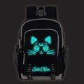 Sailor Moon Backpack with USB Charging Port Anime Cosplay Bookbag for Boys Girls Gift Laptop Bag School Mochila.