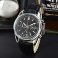 2023 Cross border E-commerce AliExpress Hot Selling Luxury Men's Steel Band Multi functional Quartz Night Glow Watch. 