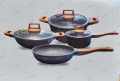 Kiam 7 Pcs Die-Casting Aluminum Cookware Set (INDUCTION). 