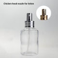 100ml Glass Spray Bottle 3.5oz Empty Fine Mist and Refillable Mister Travel Size Bottle for Cleaning Solutions Essential Oil Sprayer with Nozzle and Cover.