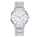 Dropshipping Women Fashion Arabic Numbers Watch Casual Stainless Steel Quartz Wrist Watch Relogio Feminino. 
