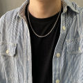 Men Stainless Steel New Round Rofe Chain Necklace. 