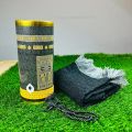 1 pcs Premium Boxed Prayer Mat with Tasbeeh black best for Islamic gift. 