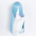 Women Long Bangs 60cm Universal Long Straight Multicolor Modeling Practice Hand Heat Resistant Synthetic Hair Cosplay Wigs.