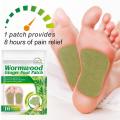16pcs Self-heating Wormwood Foot Patch Heel Fatigue Pain Relieve Stress Detoxification Help Sleeping Body Detox Sticker. 