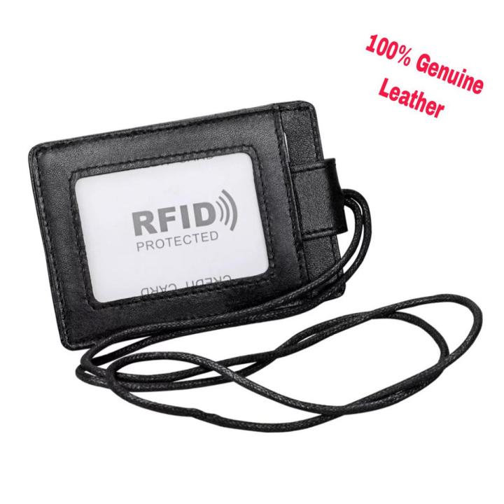 Genuine Leather Luxury Credit Card Holder Money cash Wallet - Wallet For Men