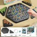 Creativity Chain Triangle Chess Game Chain Triangle Game Interactive Peg Game Puzzle Triangle Chess Triggle Board Game Exercise Thinking Toys Desktop Puzzle Game. 