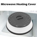 OUMERY 2 Pack Collapsible Microwave Splatter Cover, Microwave Cover with Handle, Strainers Basket, Dishwasher-Safe.