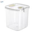 Rice Storage Containers Transparent Locking Lid for Flour Pet. 