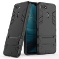 For OPPO A5s Armor Premium Tactical Grip Kickstand Shockproof Dual Layer Rugged Hard & Soft Combination Back Cover.