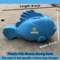Plastic Fish Money Saving Bank. 