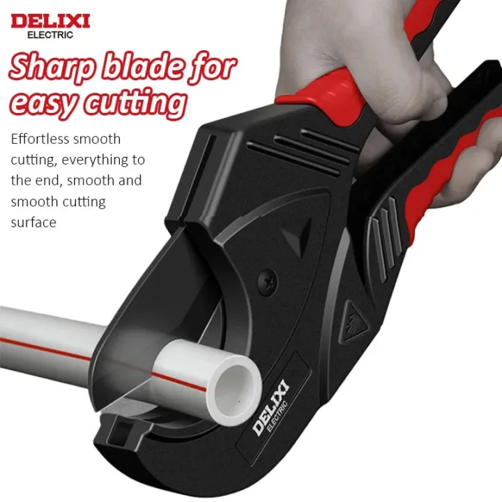 DELIXI%20ELECTRIC%20Ratchet%20PVC%20Pipe%20Cutter,Cuts%20PEX,PVC,PPR%20and%20Plastic%20Hoses,Pipe%20Cutters%20with%20Sharp%20SK5%20Blades%20minghao%20-%20Image%203