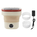 6L Mini Portable Bucket Washer Foldable Automatic Mini Clothes Washer with Soft Spin Dry 100-240V for Home Drom Baby Pet Clothes. 