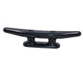 Black Nylon Boat Cleat 6 Inch - Rope Cleat, Kayak, Boat Dock Cleats - Perfect for Marine, Deck, Nautical Decor.