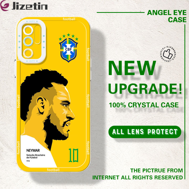 Jizetin%20for%20Redmi%20Note%2010%205G%20Xiaomi%20Poco%20M3%20Pro%205G%20Back%20Cover%20Crystal%20Transparent%20Neymar%20Star%20Soft%20Full%20Camera%20Cover%20Protection%20Phone%20Cases%20-%20Image%202
