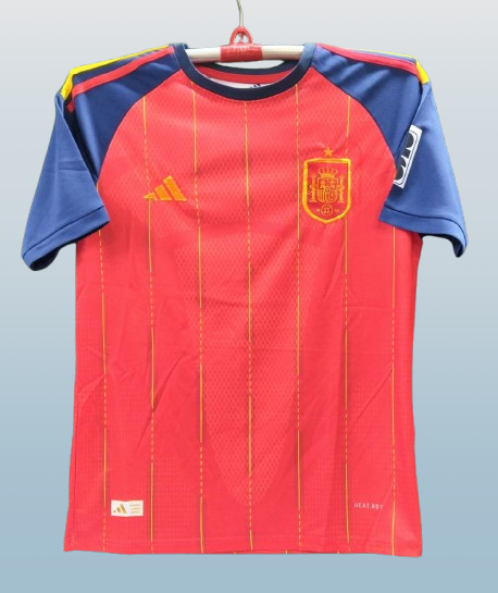 Spain 2026 FIFA World Cup Home Jersey – Player Edition Half Sleeve Football Shirt | Premium National Team Fan Kit