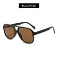 FUQIAN Retro Oversized Sunglasses Men Women Fashion Pilot Polarized Sun Glasses For Unisex Vintage Gradient Outdoor Eyewear. 