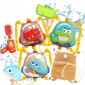 Children's cartoon water spray toys super large capacity baby outdoor beach water interactive rafting backpack shooting water toys. 