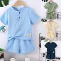Kid’s Boys' Casual Outdoor Turn-Down Collar Shirt Set for Children’s. 