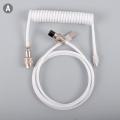 Type-C USB Keyboard TypeC USB Cable Mechanical Keyboard Coiled Aviator Wire 1.5m.