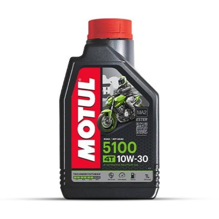 Motul 5100 10W-30 4T Engine Oil 3 Liters + Genuine Oil Filter For Honda CB650R 2019