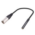 3.5mm Female To XLR Male Stereo Audio Adapter Mini Jack Female To XLR Male Connector for Microphone Speaker Cable. 