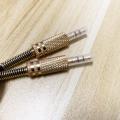 Evrensel 3.5mm yedek ses AUX kablosu sarmal kordon için sarmal kordon Woburn Kilburn II MS2 hoparlör erkek Jack.