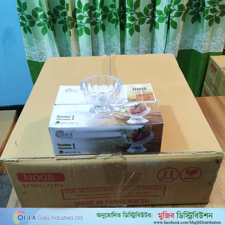 Crystal%20Clear%20Glass%20Ice%20Cream/Dessert%20Bowl%20Set%20(6%20Pieces)%20OLiLA%20N008%20-%20Image%205