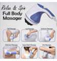 Relax Tone Spin Body Massager With 5 Headers Relax Spin Tone Slimming Lose Weight Burn Fat Full Body Massage Device. 