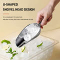 Stainless Steel Ice Scoop Food Flour Sugar Scoop Popcorn Coffee Beans Tools Ice Scooper Shovel. 