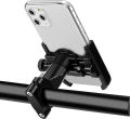 Gristel C1 Aluminum Allay Metal Bike Mobile Holder For mobile phone bracket motorcycle bicycle takeaway rider -Black Easy to Use an.