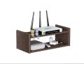 Router Shelf Wall Mount WiFi Router Storage Box Decorative Storage Rack, Router Storage Box, Mount for Bedroom, Living Room Office Use-6/12/8.