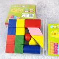 1st Grade Math Teaching Aids: Children's Geometry Volume Wood Learning Aids, Toys, Geometry Teaching Aids, Sets, Intellectual Puzzles. 