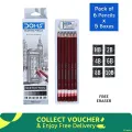 DOMS DRAWING & SKETCH PENCIL SET - HB 2B 4B 6B 8B 10B & ERASER. 