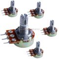 3Pcs- 3 Pin 50K Potentiometer Panel Mount 50K Ohm 1/2 Watt 3 Terminal Single Gang Linear Taper Rotary Potentiometer 50K Ohm Adjustable Variable Resistor Potentiometer Pot Electrical Circuitry & Parts. 