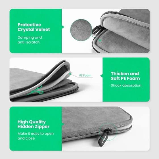 UGREENS%20Laptop%20Bag%20For%20Macbook%20Air%2015/15.3/15.6%20Inch%20Laptop%20Sleeve%20Case%20-%20Grey%20-%20Image%209