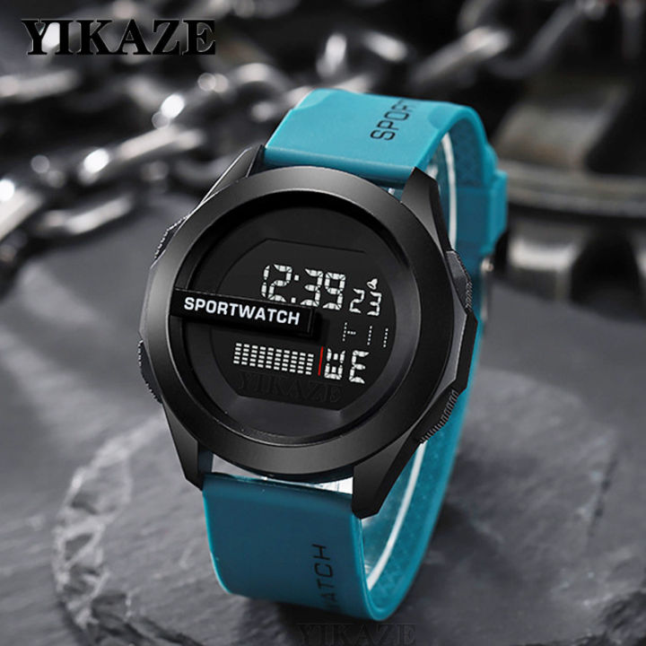 CUANFEN YIKAZE Sport Watch for Man Digital Wristwatch Stopwatch Luminous Date Week Waterproof Men s Military Clock Electronic Watch Daraz .bd