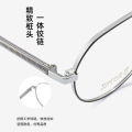 [ New ] Ultra-Light Plate Plain Glasses Rim Women in Wind IP Electroplating 6387 Retro Glasses Frame Mixed Batch glae. 