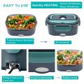 Electric Lunch Box,2 in 1 Portable Food Warmer Heater Lunch Box for Car,Work,Home & Office- Capacity 1.5L US Plug. 