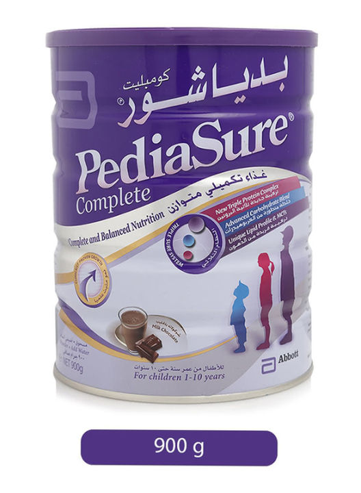 Pediasure Complete Chocolate Formula Milk Powder-900g-Made in DUBAI