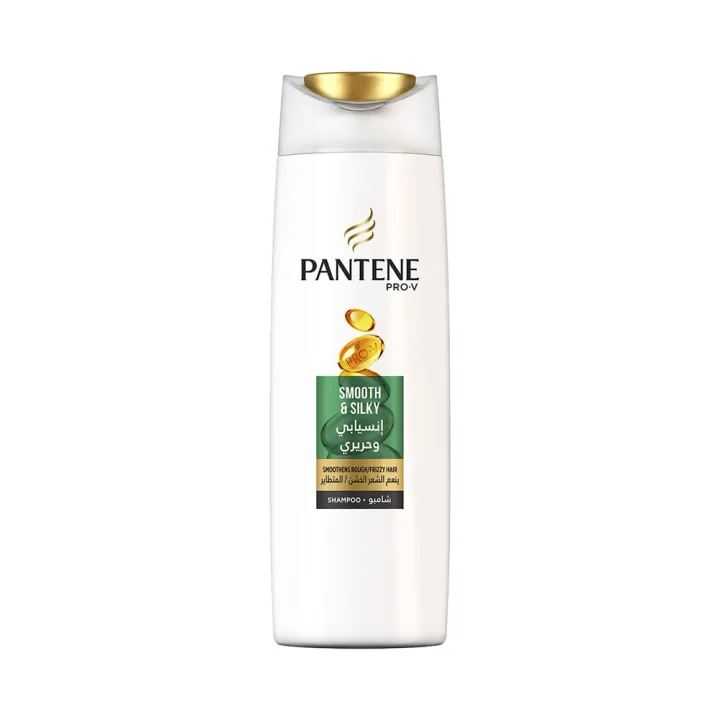Pantene%20Pro-V%20Smooth%20&%20Silky%20Shampoo%20390ml%20-%20Frizz%20Control%20&%20Hair%20Curling%20for%20Regular%20Hair%20-%20Image%203