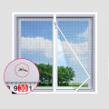 White,custom size anti mosquito window,zipper window screen,self-adhesive window mesh mosquito net,Invisible sheer,anti mosquito. 
