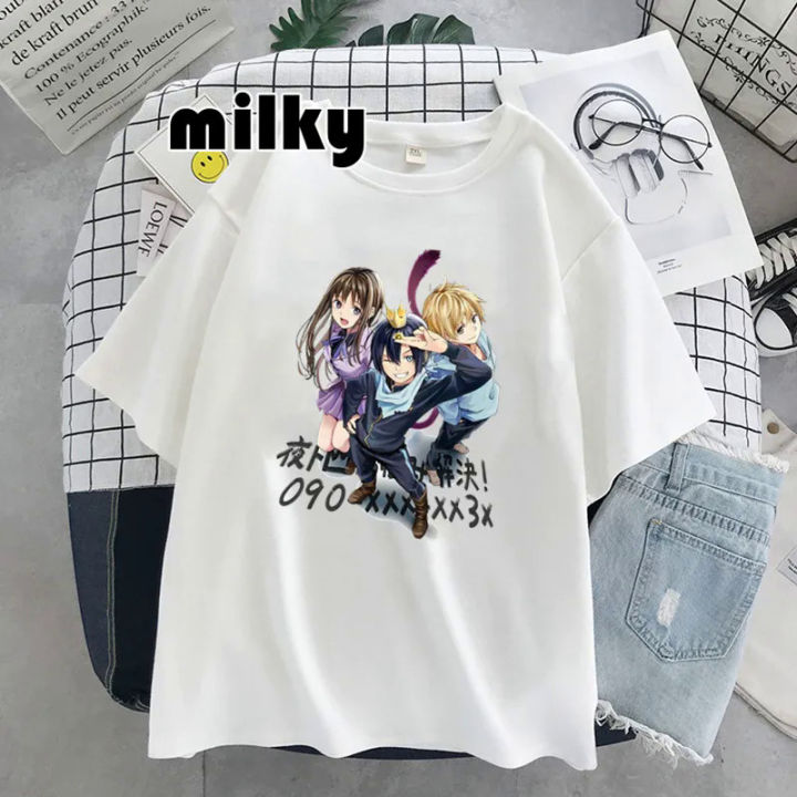 Noragami%20T%20Shirt%20Japanese%20Anime%20Cartoon%20Yato%20Graphic%20Tees%20Shirt%20Women%20Kawaii%20Summer%20Tops%20Unisex%20Hip%20Hop%20Harajuku%20T.-shirt%20Female%20-%20Image%204