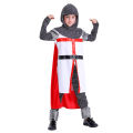 Deluxe Medieval Crusades Knight Cosplay Costume For Kids Boys Outfit Suits Boys Halloween Carnival Party. 