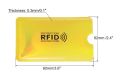 Anti Rf id Card Holder NFC Blocking Reader Lock Id Bank Card Holder Case Business Card Holder 1pcs. 