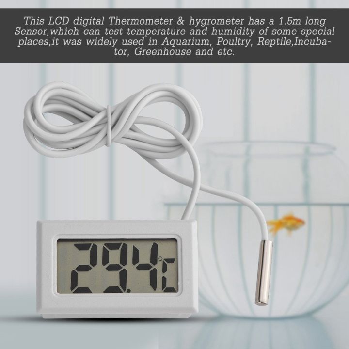 Digital LCD Display Temperature Meter Thermometer Temp Sensor
