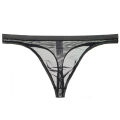 Naked Transparent thong Thin Mesh Underpants Sexy and Tempting Breathable Men's Youth Pants.