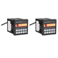 2X Black 40KHz Single Axis CNC Servo Stepper Motor Motion Programmable Controller.