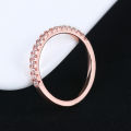 Partition Ring Silver Thin Ring Heart Stud Earring Lover Rainbow Clicker Nose Ring Body Piercing Jewelry. 